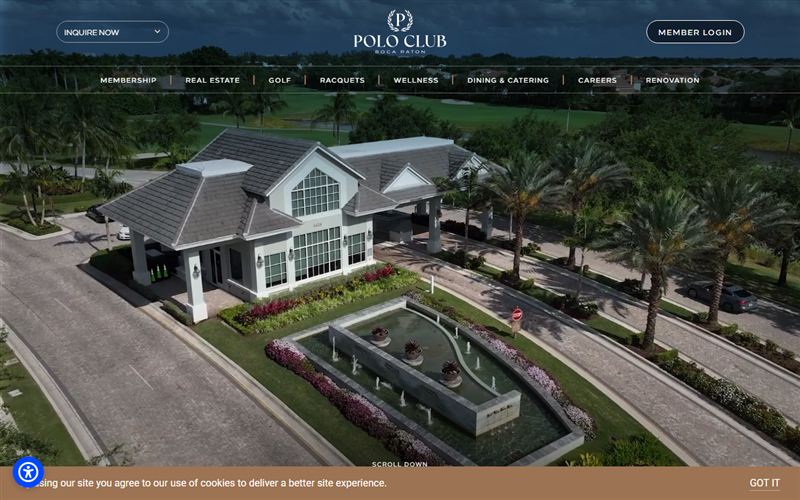 The Polo Club of Boca Raton website