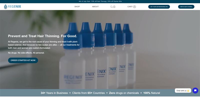 Regenix website